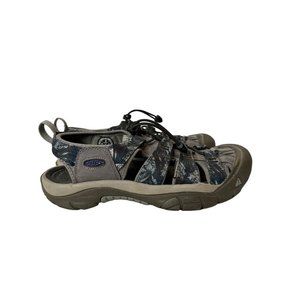 KEEN Men's Newport H2 Sandals Blue Synthetic Size 9 Outdoor Water Shoes